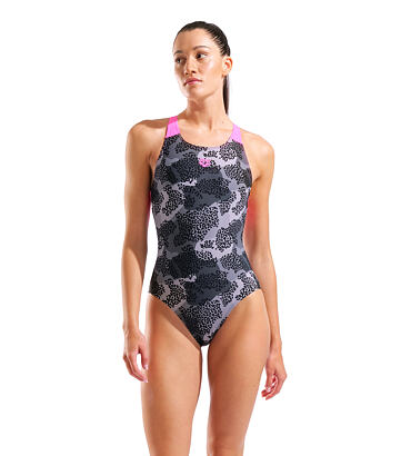 Dámske plavky arena Feel Camo V Back