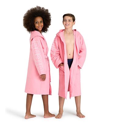 Pohodlný župan arena Unisex Microfiber Zeal Plus Bathrobe Jr Pink