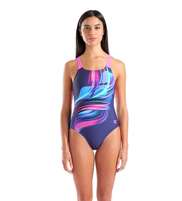 Dámske plavky Arena Feel BLOOM SWIM PRE BACK LB