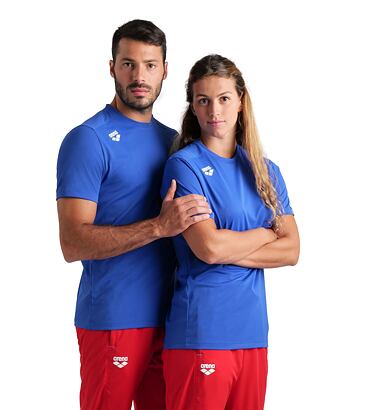 Športové tričko arena Team T-shirt solid blue