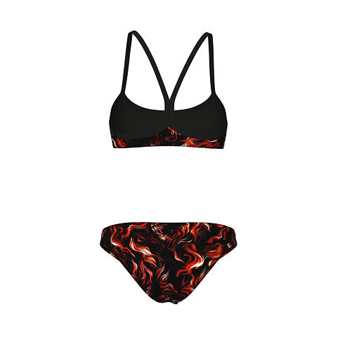 Dámské plavky arena Performance Graphic bikini bandeau Indomitus