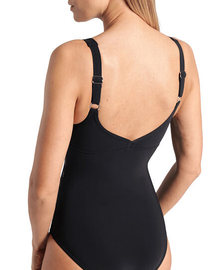 Dámské zeštíhlující  plavky Arena Shapewear Milena Wing Back C Cup