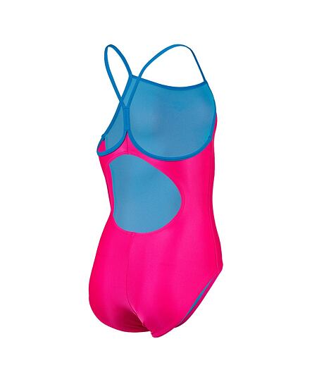 Dívčí plavky arena Feel Girls' Light Drop Back Solid Swimsuit