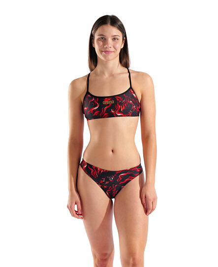 Dámské plavky arena Performance Graphic bikini bandeau Indomitus
