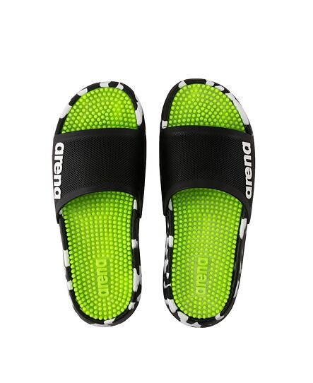 Bazénová obuv arena Unisex Marco BI Massage Slides lime