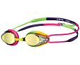 Plavecké okuliare arena TRACKS MIRROR Jr. yellow copper- multi